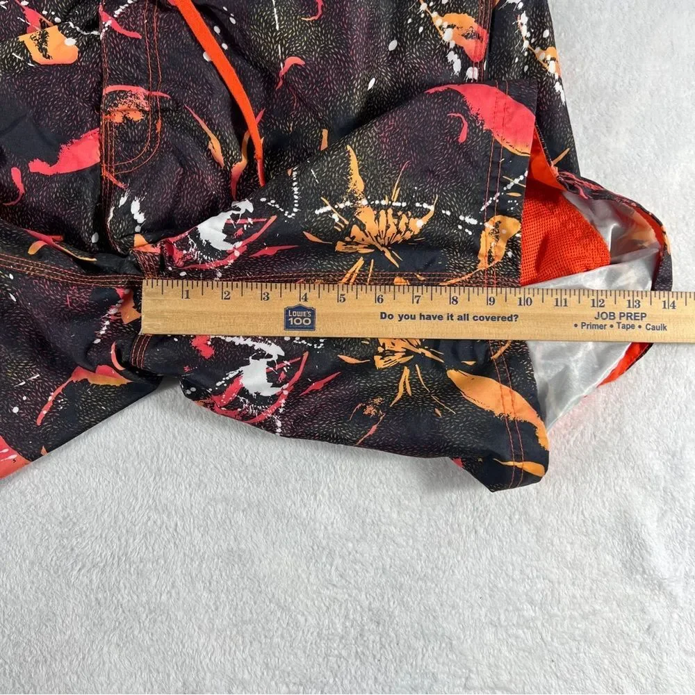 Mens Speedo Orange Water Shorts Swim Trunks 0599